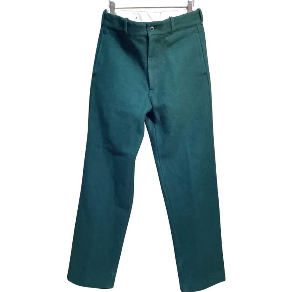 Vintage ‘Johnson Woolen Mills’ Spruce Green Pants - image 1