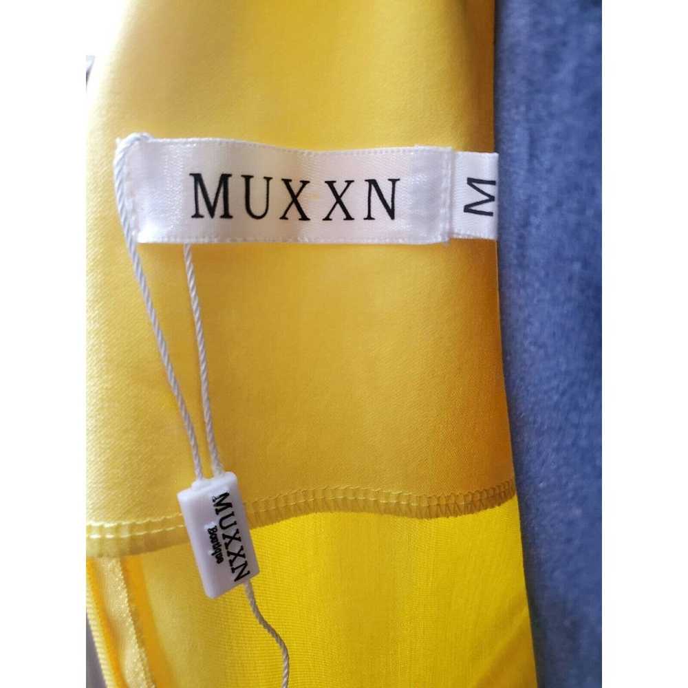Muxxn Women's Yellow Retro 1950s Asymmetrical Nec… - image 10