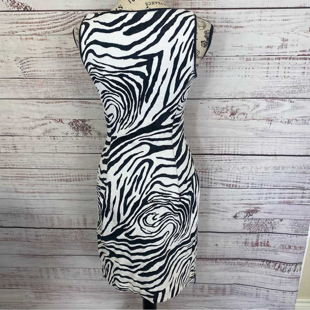 ALBERTO MAKALI zebra print v- neck sleeveless bod… - image 7