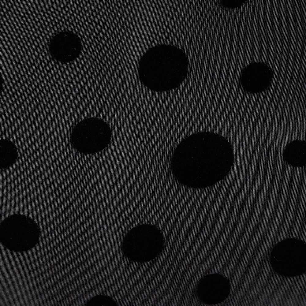 Express Belted Polka Dot Dress Black - image 5