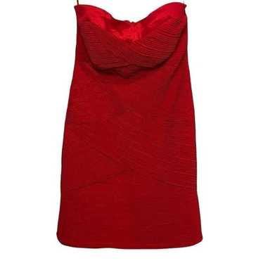 Daisy - Red Strapless Bodycon dress
