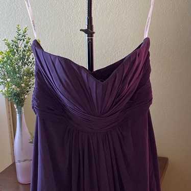 Long Dark Purple Dress