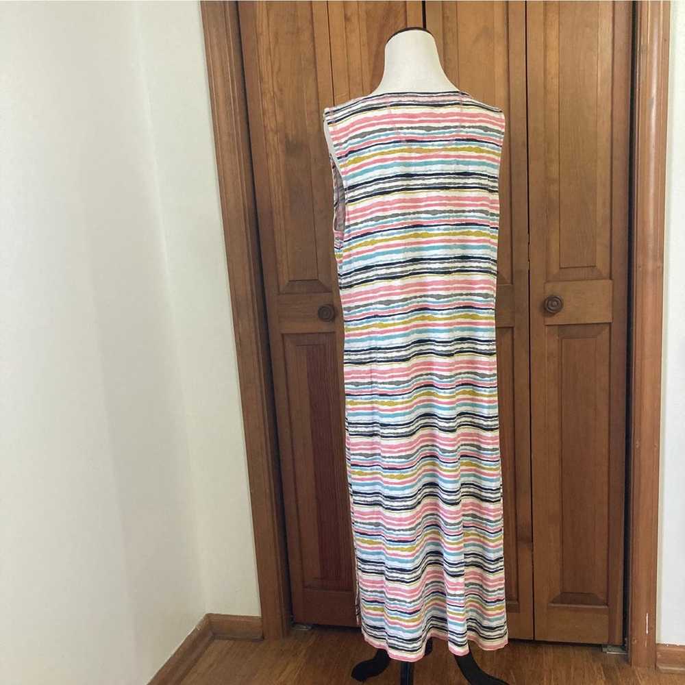 Talbots Striped Knit Pullover Dress, Size XL - image 3