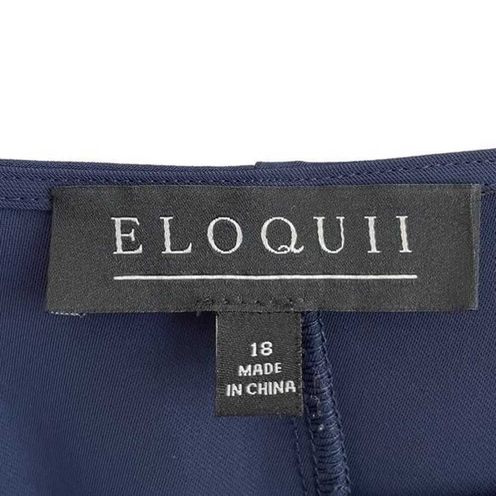 Eloquii Navy Twist Front Dress, Size 18 - image 4