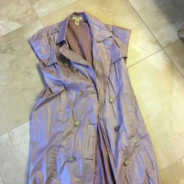Vertigo PARIS pewter metallic coat dress