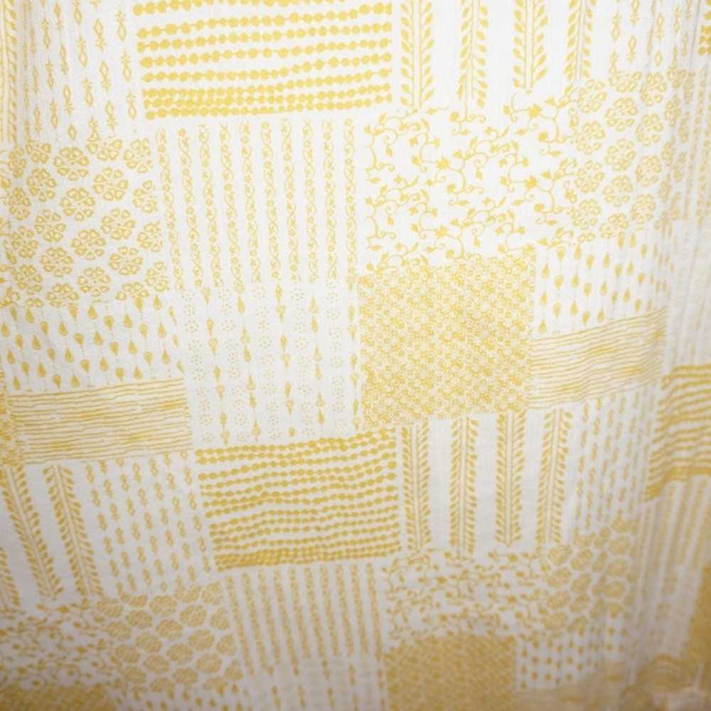 Caslon Tiered Dress Woman Size XL Yellow White La… - image 12