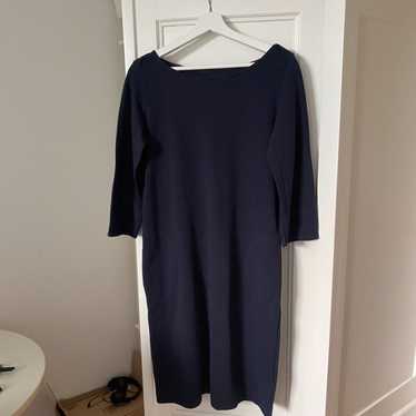 Grey Three-Quarter Sleeve Knit - image 1