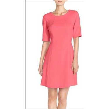 Vince Camuto Seamed Crepe A-line Dress