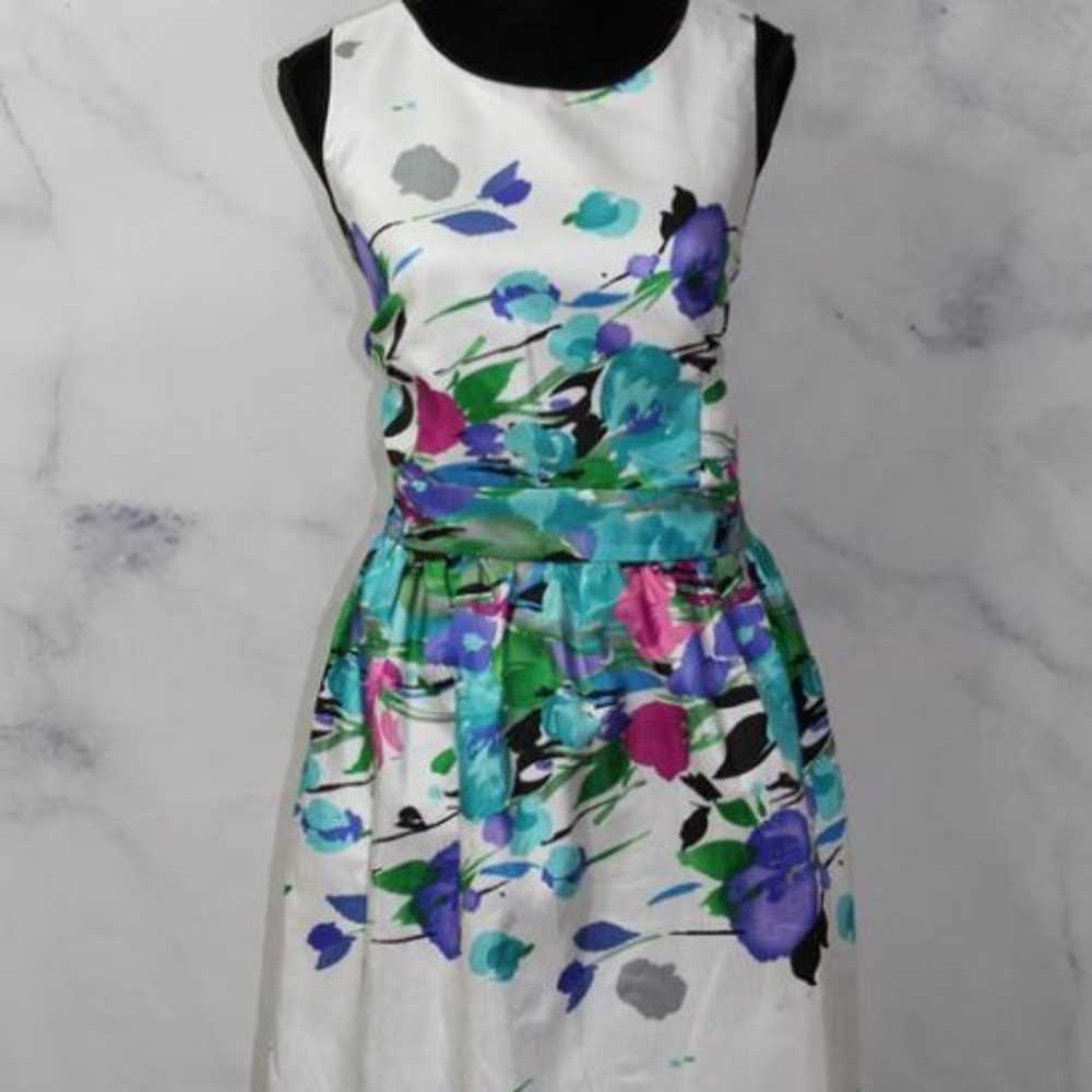 Tiana B Multi Color Floral Dress (16) - image 6