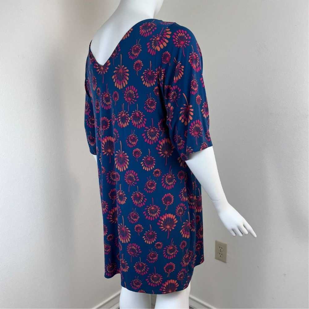 Leota Women Size 2XL Blue Floral Shift Pullover J… - image 10