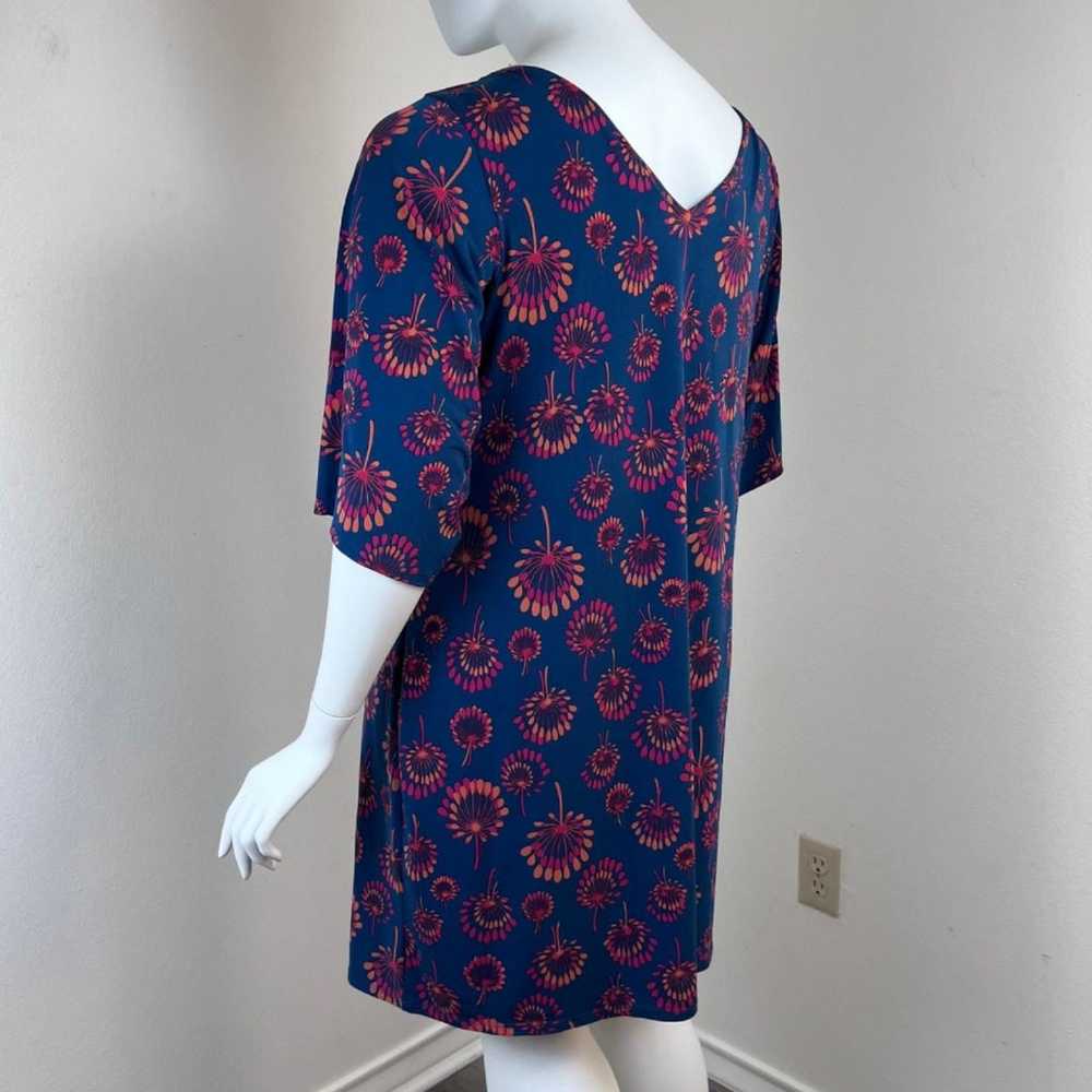 Leota Women Size 2XL Blue Floral Shift Pullover J… - image 8