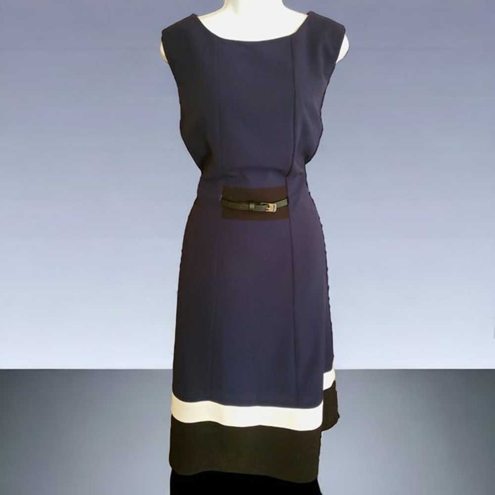 Calvin Klein Belted Sheath Dress - 18W - image 1