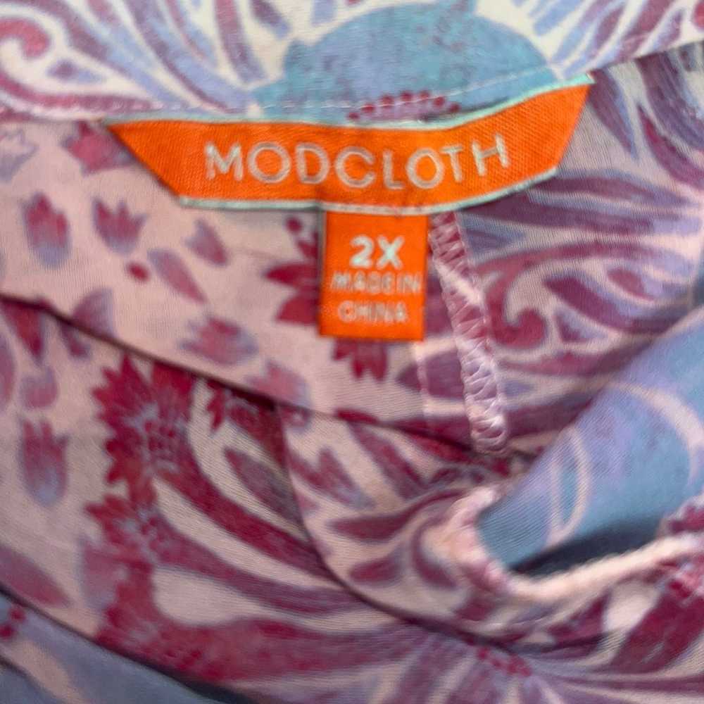 Modcloth • Pink Color • Boho • Floral • Size 2X •… - image 8