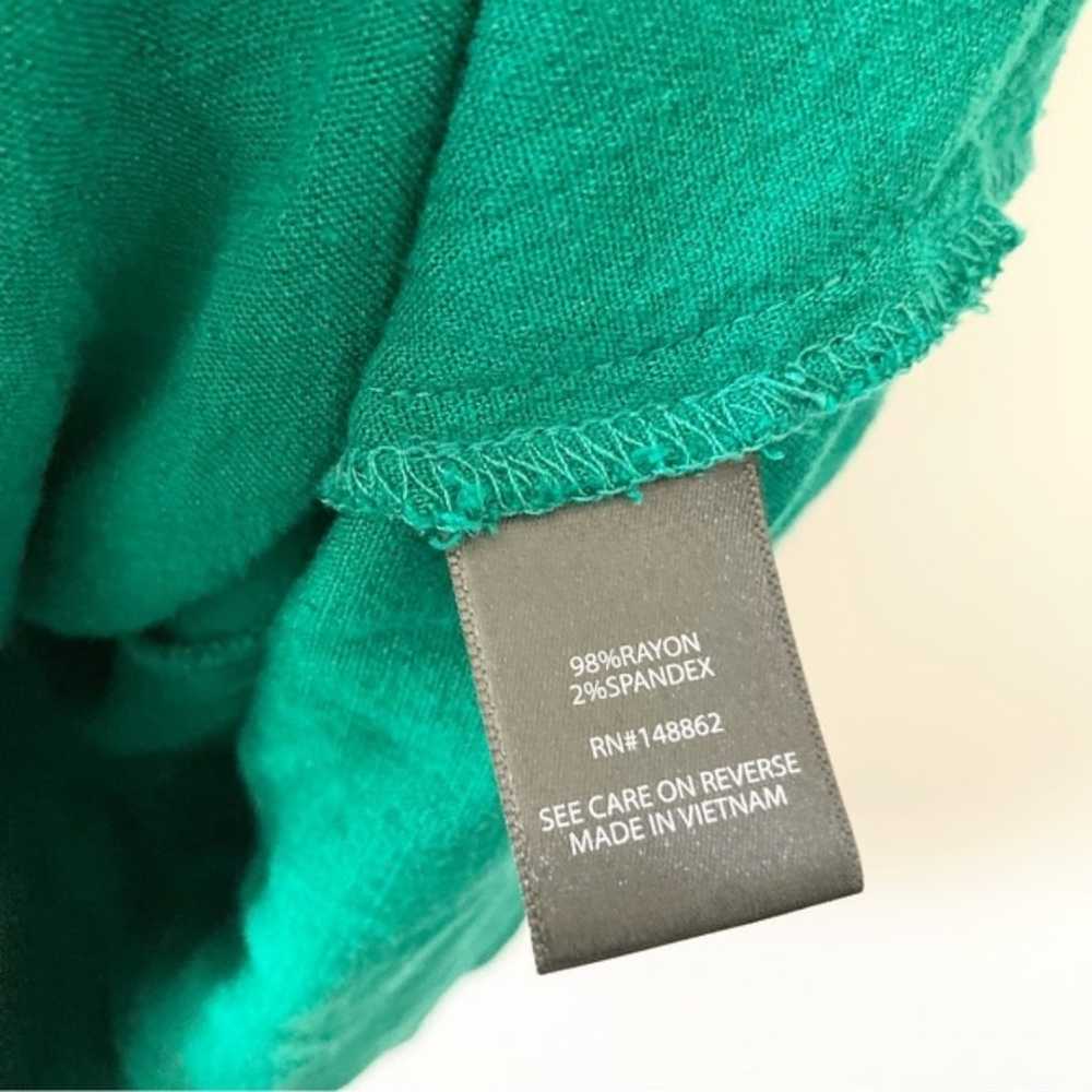 Torrid Green Button Up Long Sleeve Dress Size 2X - image 6