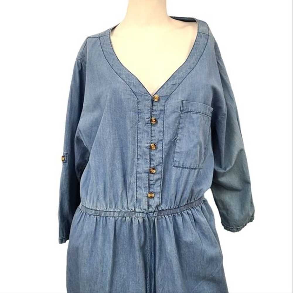 MPH Collection Chambray Dress size 2X - image 3