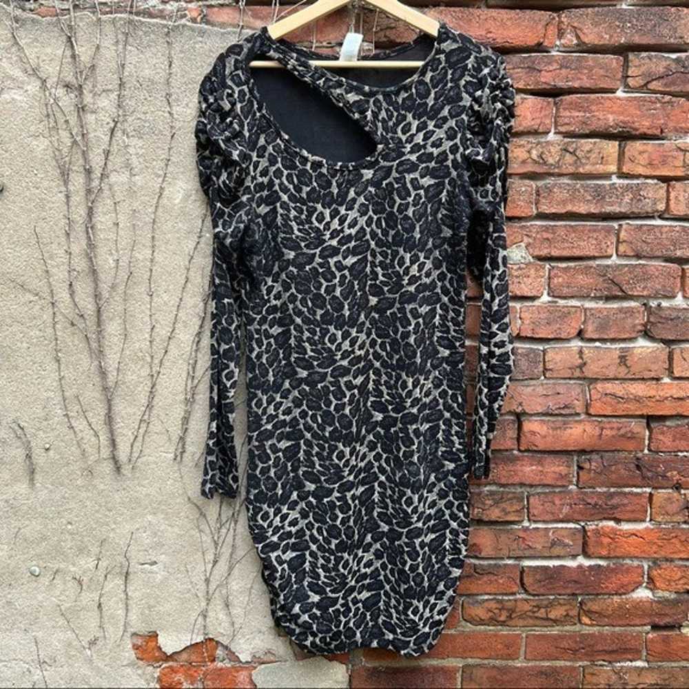Eien leopard print cut out dress 2XL - image 2