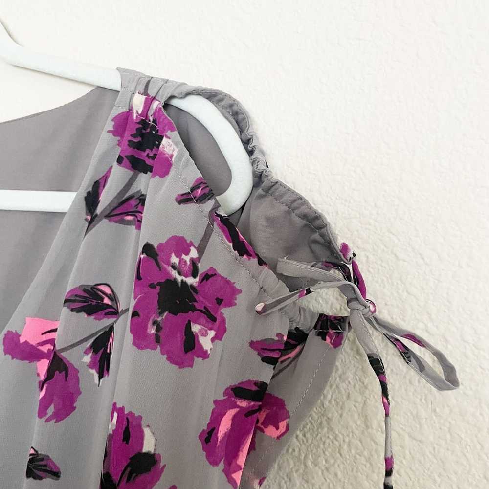 Torrid floral print tie sleeve chiffon dress - image 10