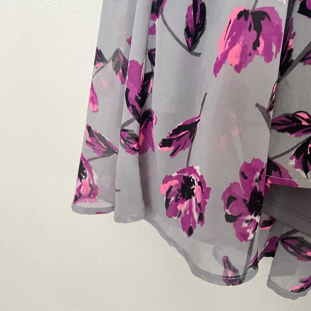 Torrid floral print tie sleeve chiffon dress - image 12