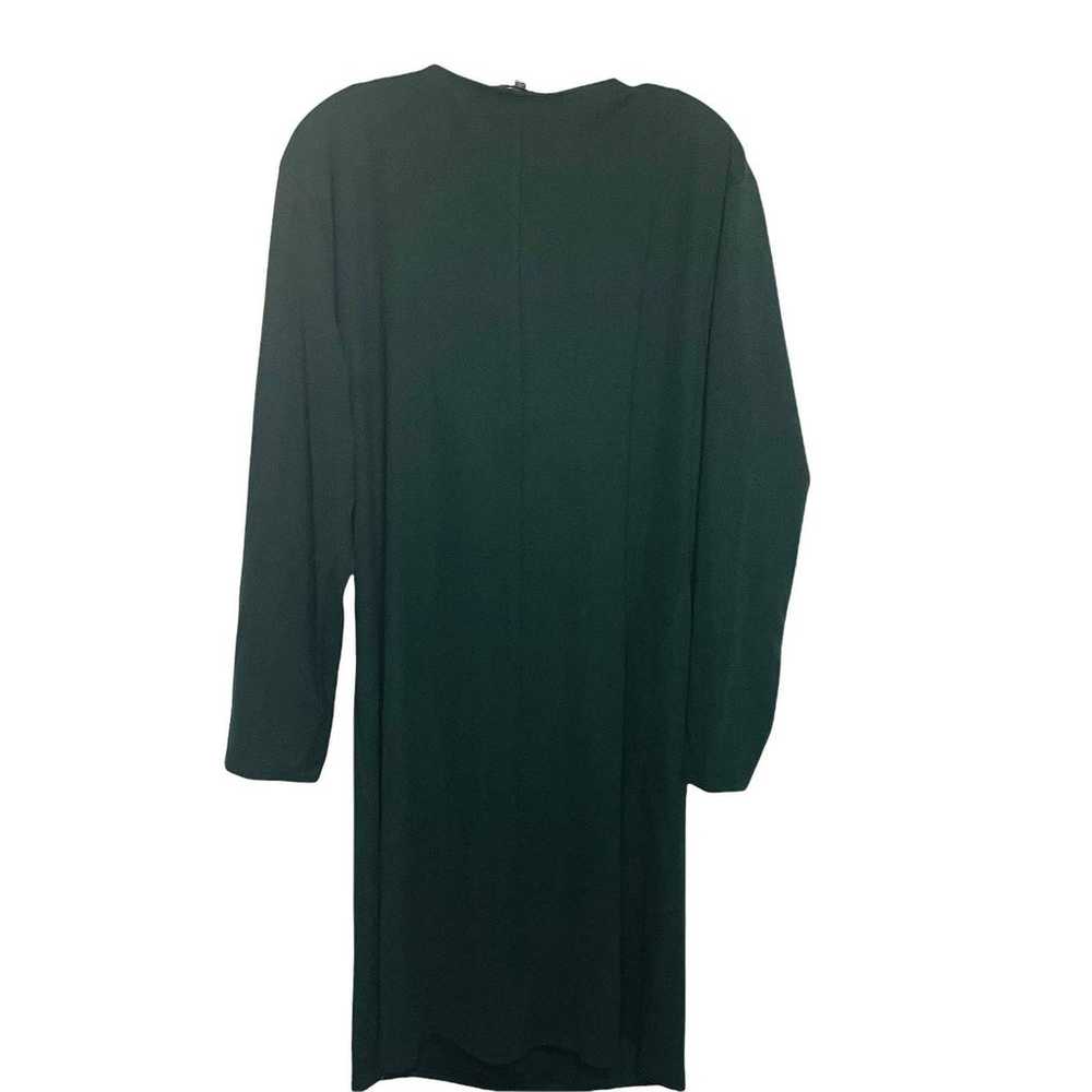 Eloquii Woman's Plus Sz 20 Deep Green V-neck Long… - image 4
