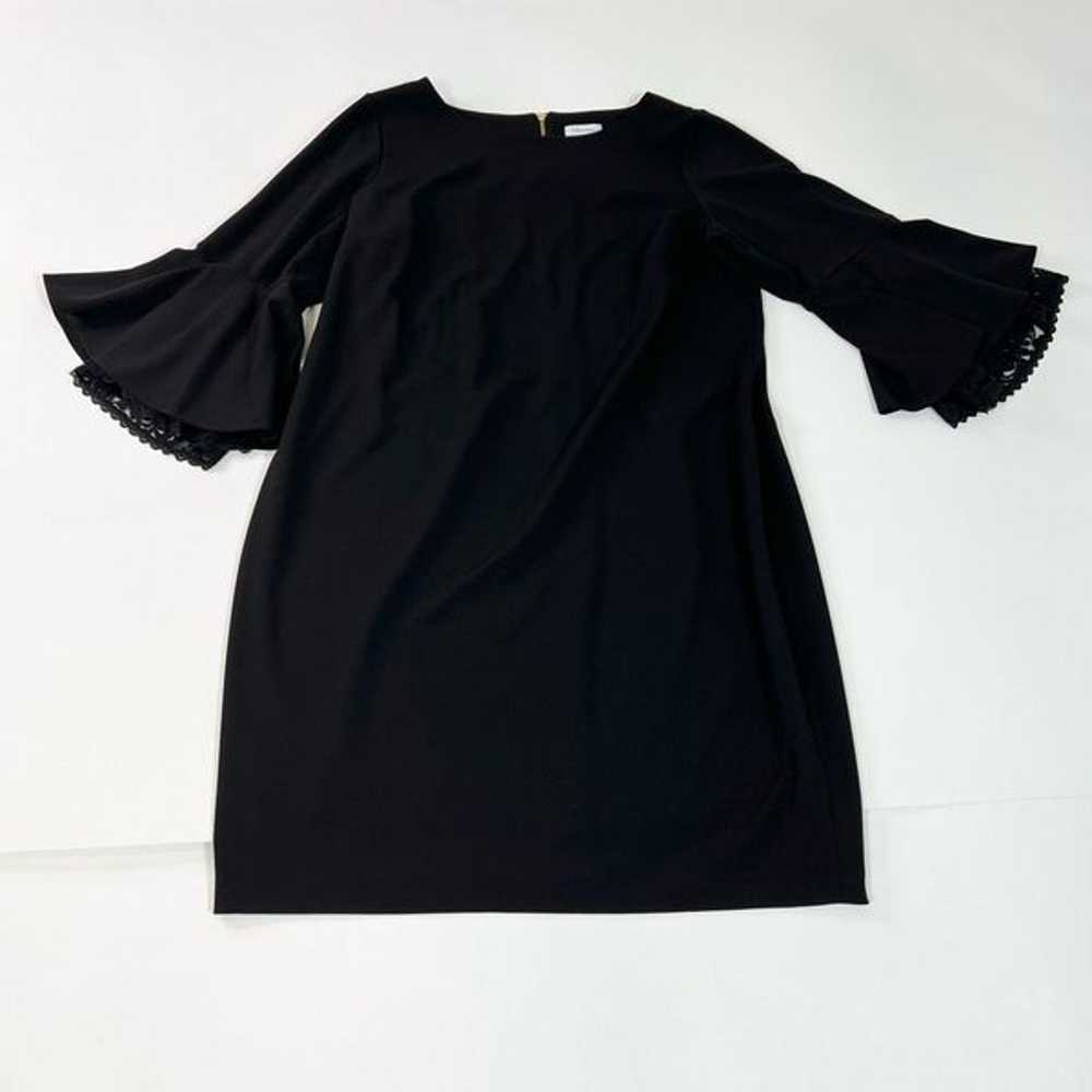 Calvin Klein Shift Dress Women's 20W Black 3/4 Be… - image 1