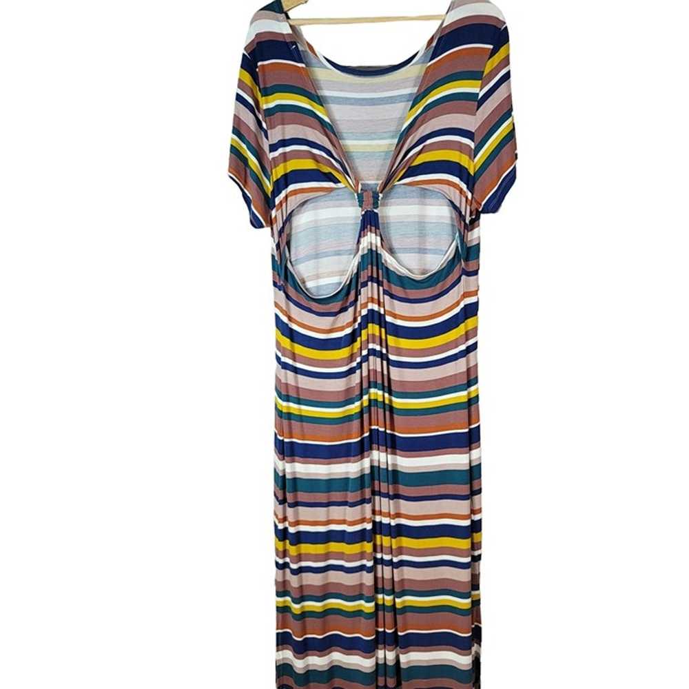 Eloquii Elements Cut Out Maxi Dress Multi Plus Si… - image 4