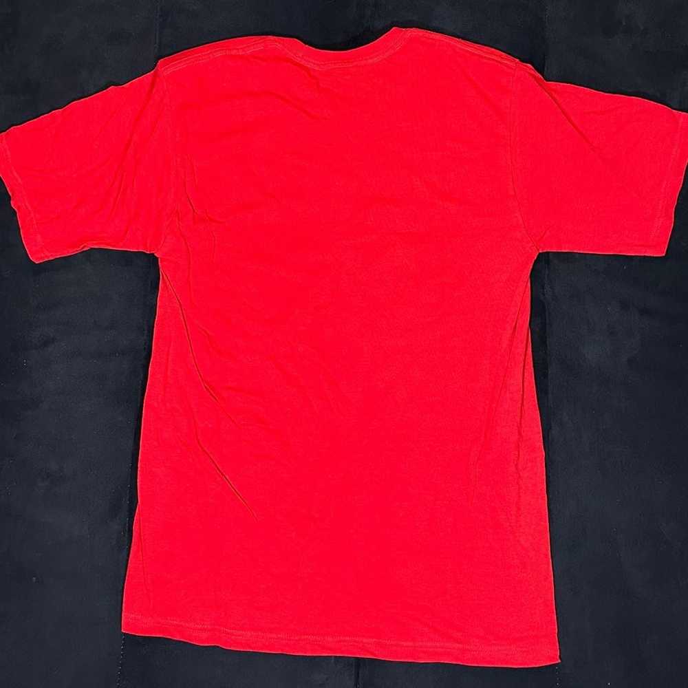 Stussy No.4 Red T Shirt Size Small - image 2