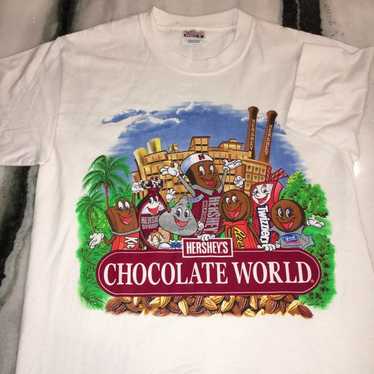 Vintage hershey chocolate world shirt