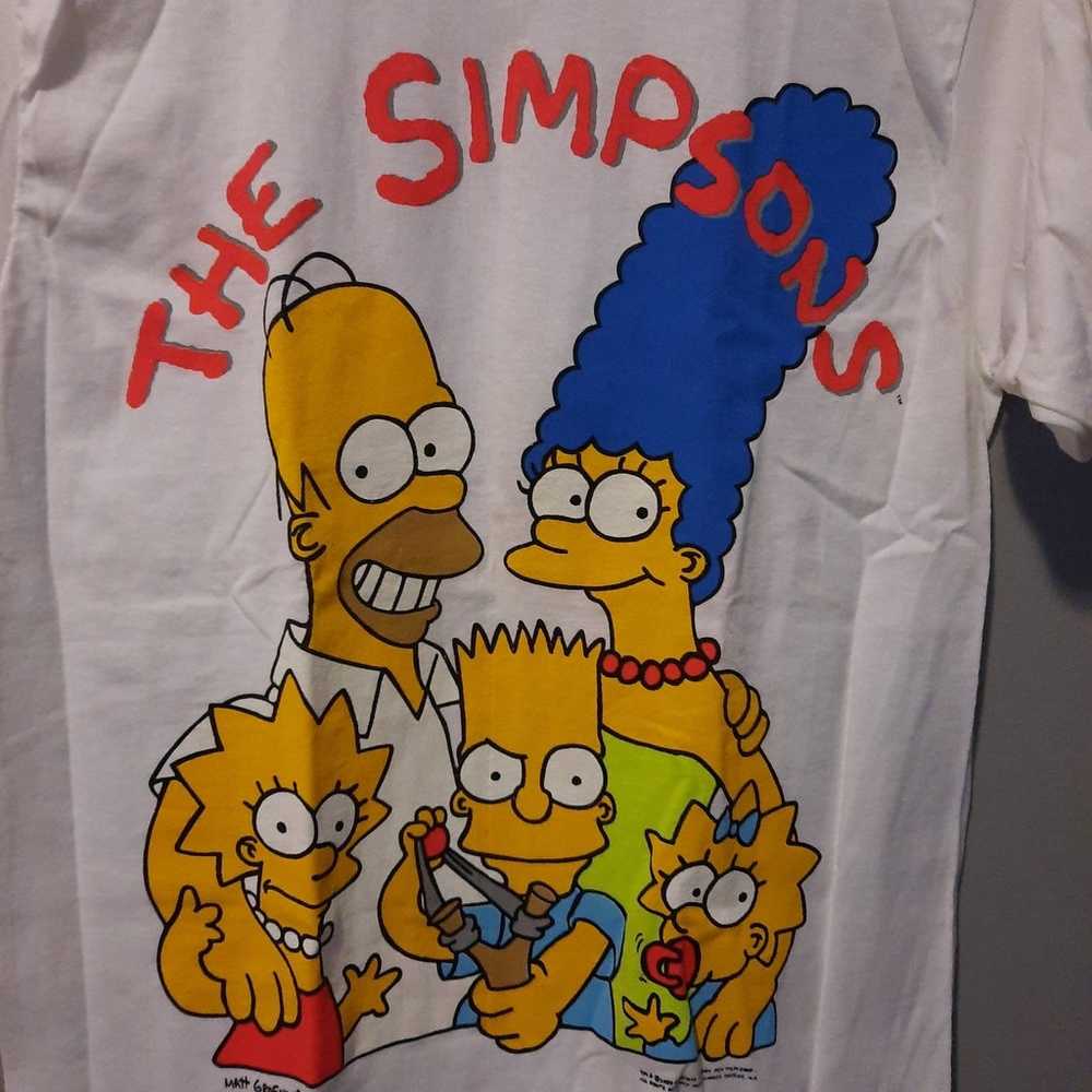 Vintage 1989 The Simpsons Shirt M - image 2