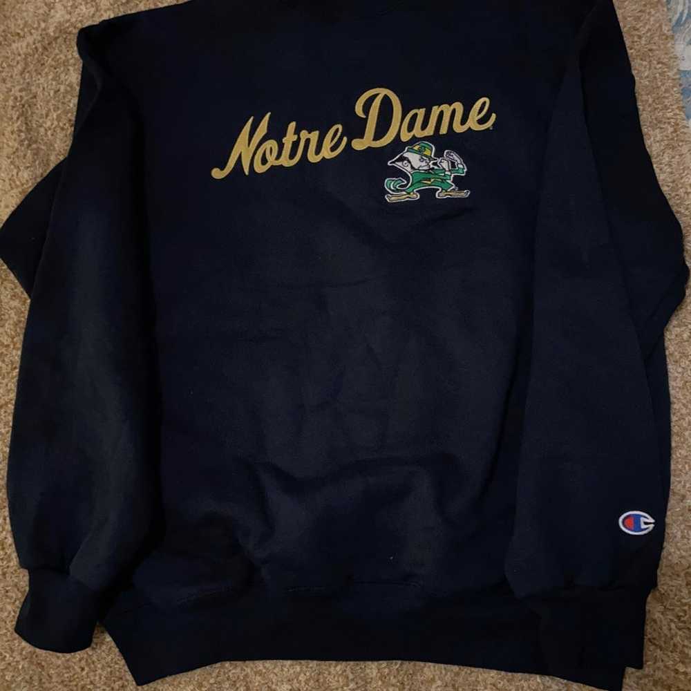 Vintage NCAA Notre Dame Champion Sweatshirt - image 5