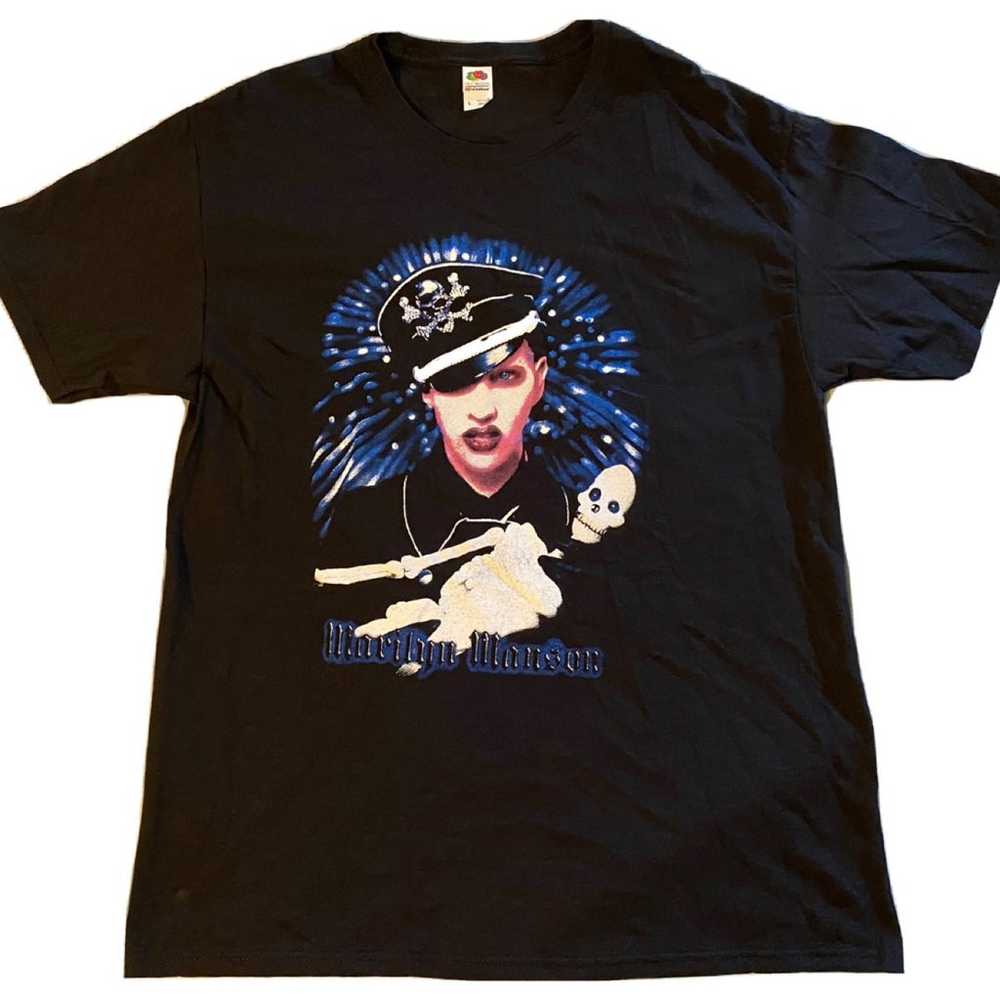Marilyn Manson Skeleton T Shirt Mens Medium Rock … - image 1