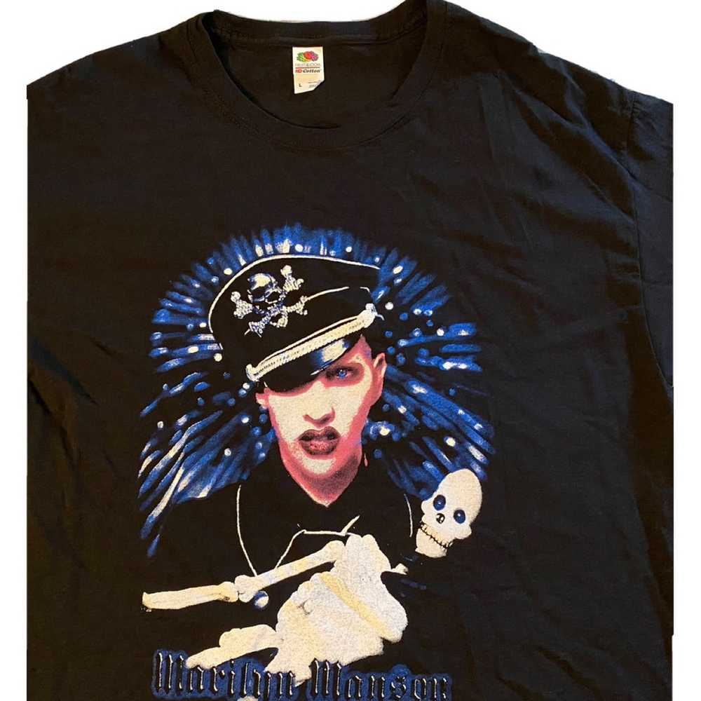 Marilyn Manson Skeleton T Shirt Mens Medium Rock … - image 2