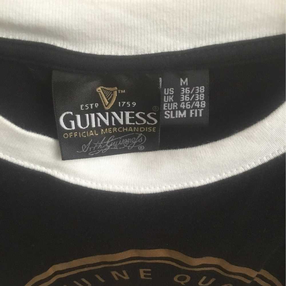 Rare embroidered Guiness tshirt - image 4