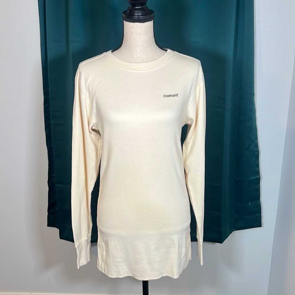 Carhartt Thermal Long Sleeve Shirt USA Made Off W… - image 1