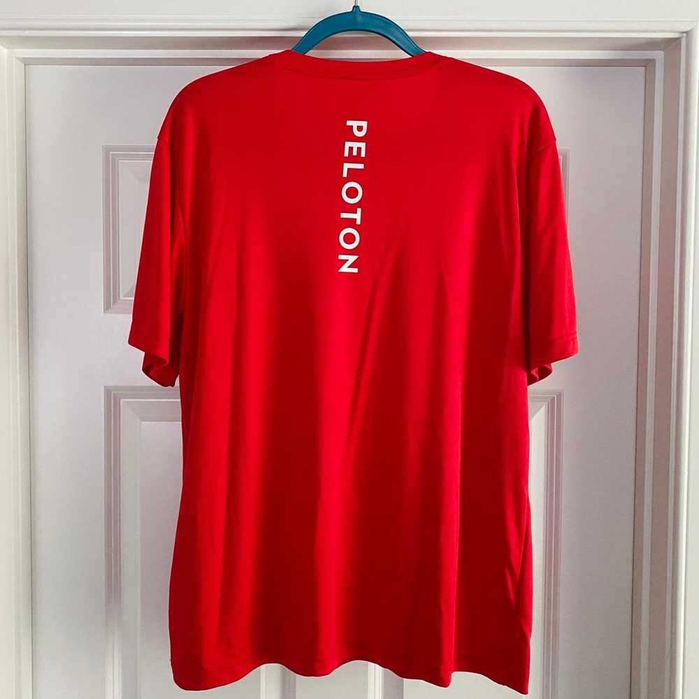 Peloton T-shirt in Red size Large - Rare - image 2