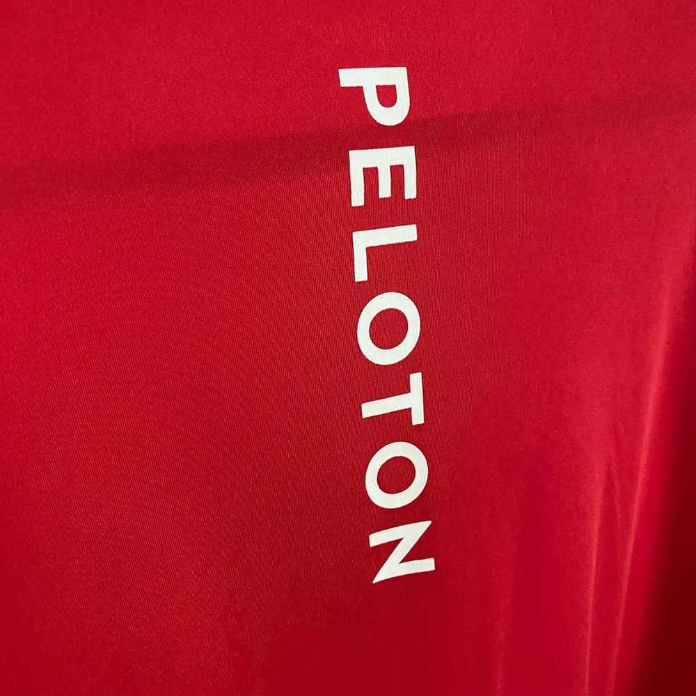 Peloton T-shirt in Red size Large - Rare - image 4