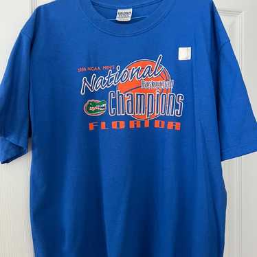Vintage Florida Gators Tee Shirt Basketball Champi