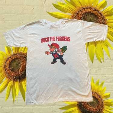 Vintage Single-Stiched "Huck the Fuskers" T-shir - image 1