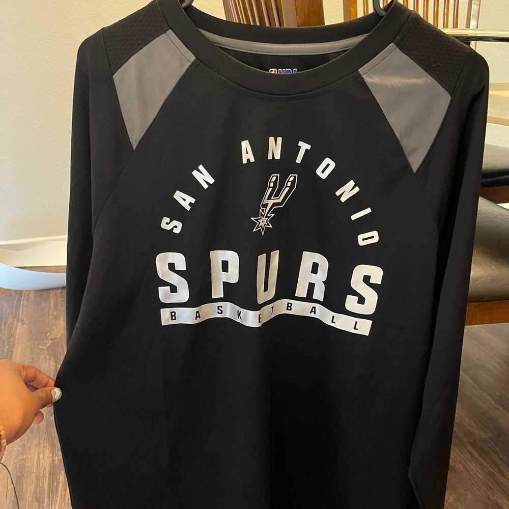 Long sleeve San Antonio Spurs Graphic Black T Shi… - image 2