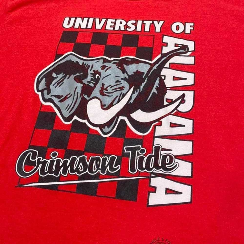 Vintage 80s Alabama Crimson Tide Shirt Large - image 2