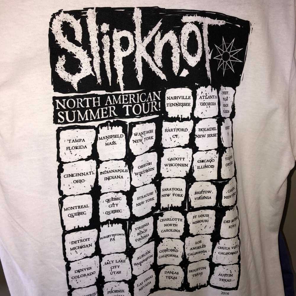Slipknot concert Shirt 2016 Tour - image 3