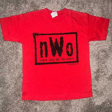 Vintage 1998 WCW NWO “New World Order” red tshirt - image 1