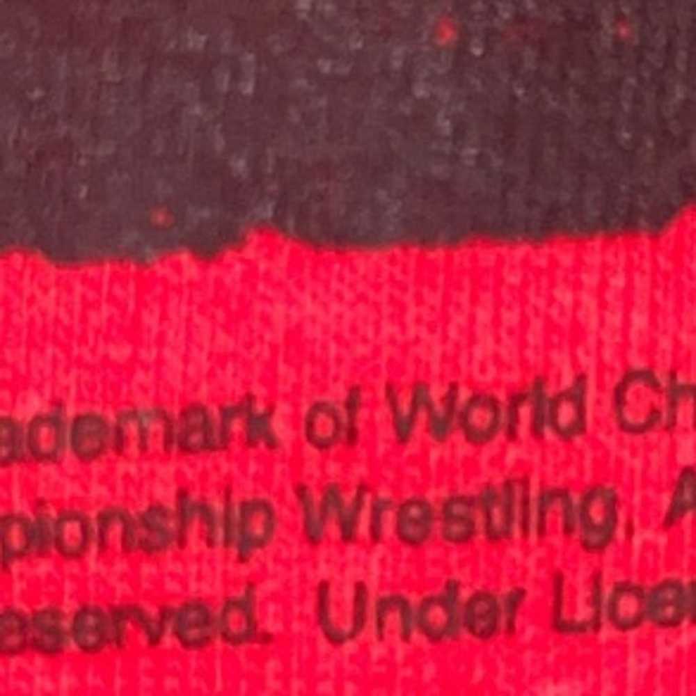 Vintage 1998 WCW NWO “New World Order” red tshirt - image 3