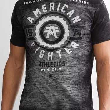 AMERICAN FIGHTER BLACK SHORT SLEEVE SIZE LARGE - image 1