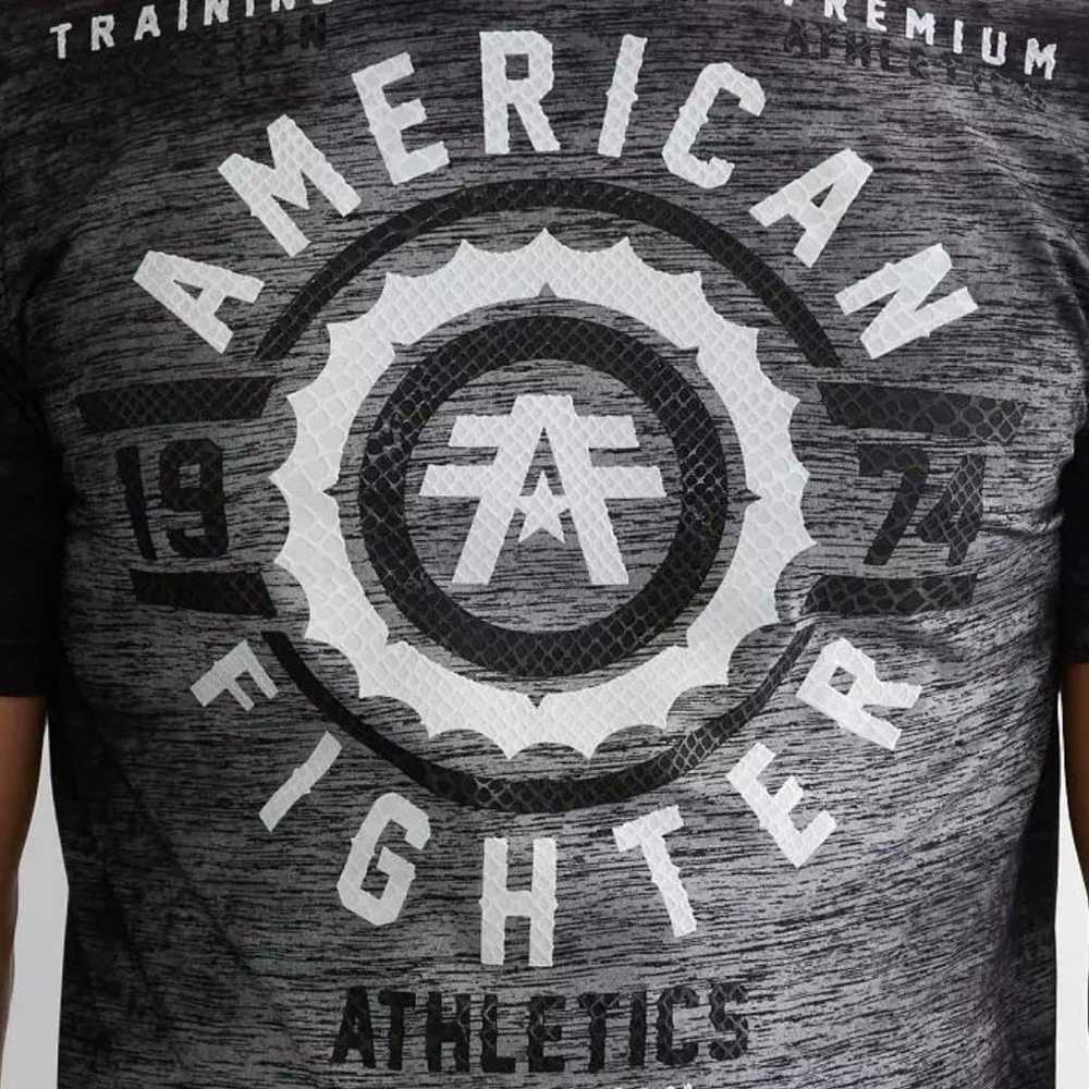 AMERICAN FIGHTER BLACK SHORT SLEEVE SIZE LARGE - image 3