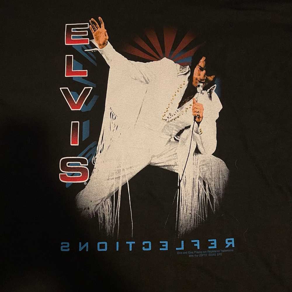 VTG 2002 Elvis Reflections Shirt - image 3