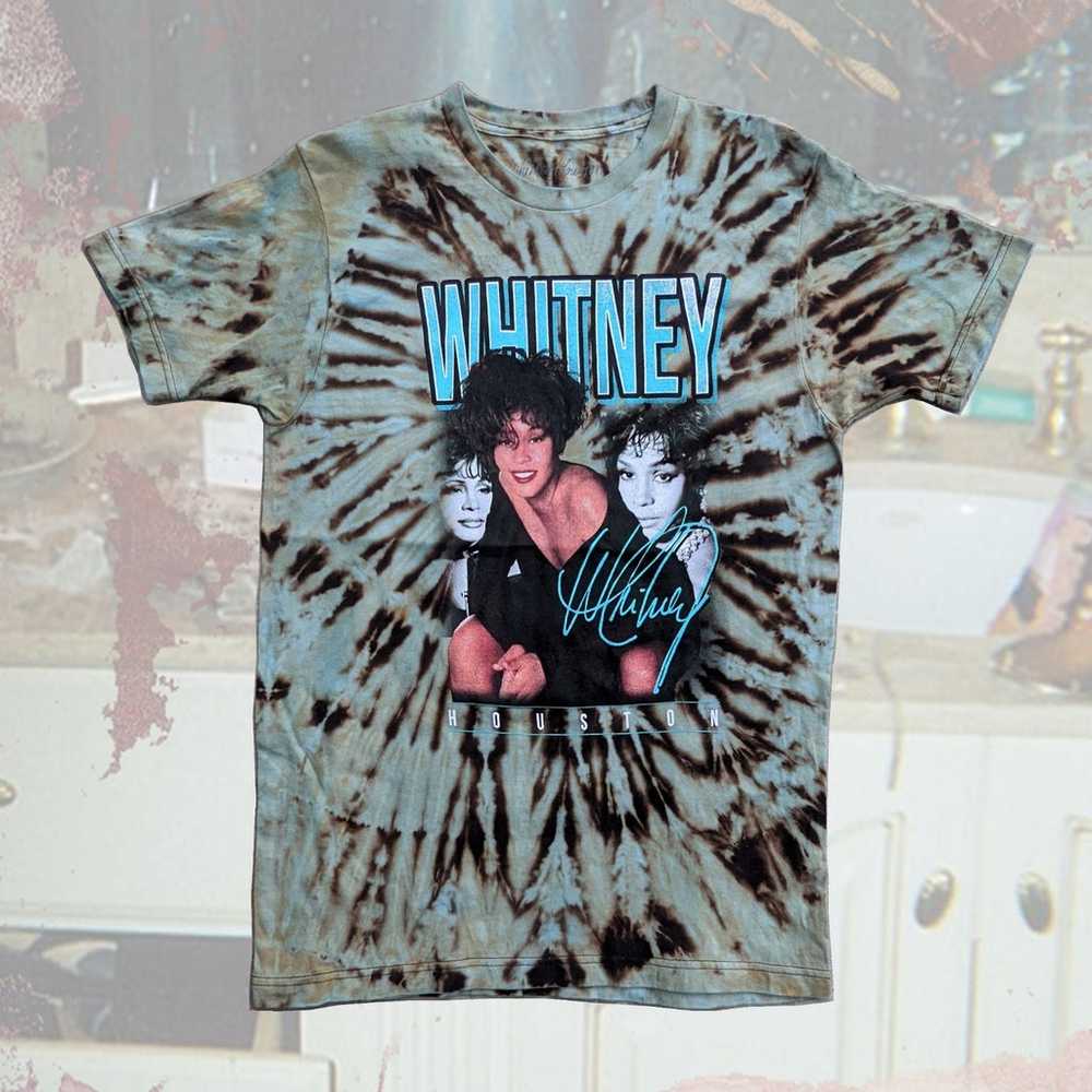 Whitney Houston tie-dye t-shirt - image 1