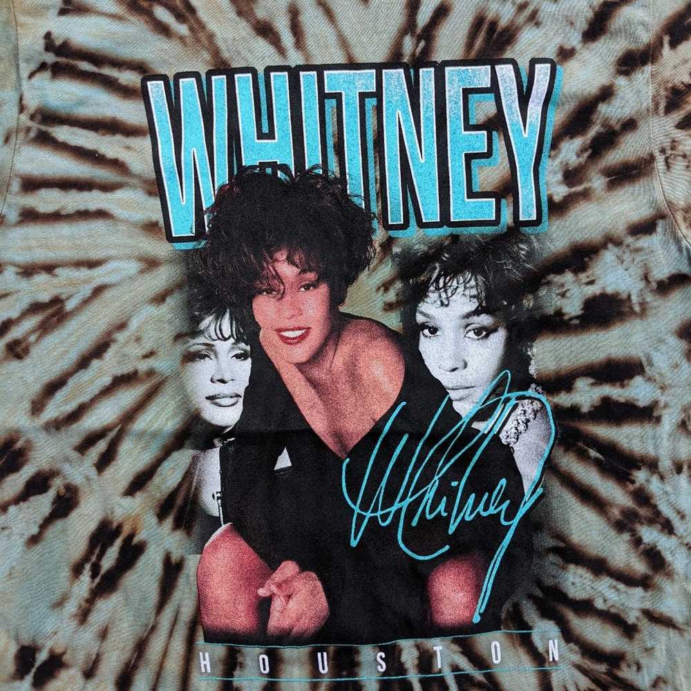 Whitney Houston tie-dye t-shirt - image 3