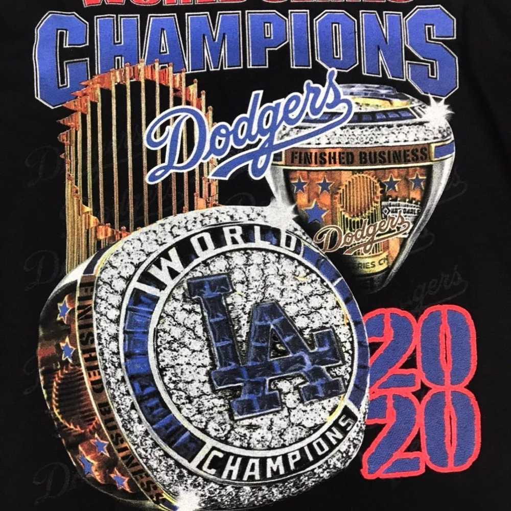 On hold Dodgers 2020 championship t-shirt Large - image 4