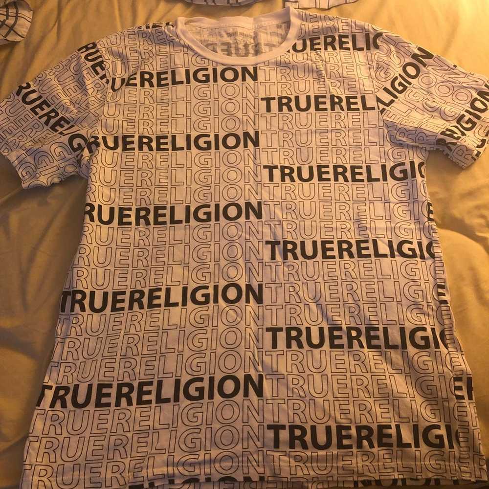 True Religion All-Over Logo Shirt - image 1