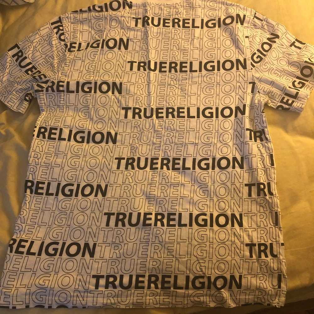 True Religion All-Over Logo Shirt - image 4